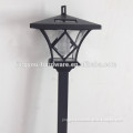 plastic led candle solar garden lighting pole light